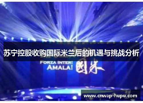 苏宁控股收购国际米兰后的机遇与挑战分析